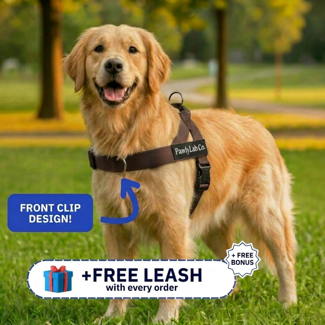 No Pull Dog Harness Bundle (Harness + Pop Bag + Bungee Leash)